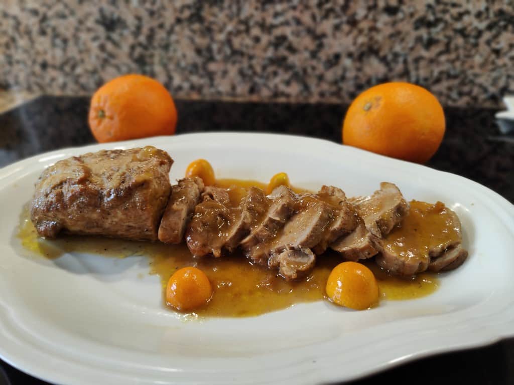 Solomillo de cerdo a la naranja